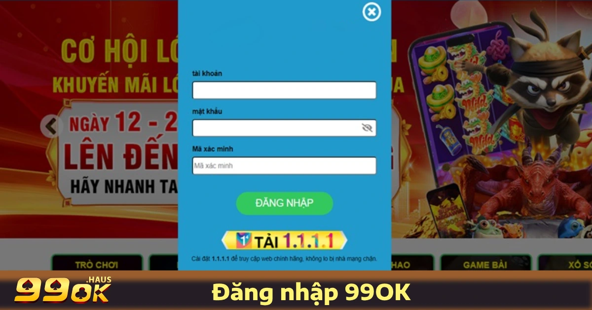 Cách Đăng Nhập 99OK